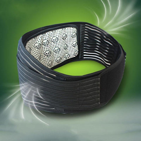 Image of Adjustable Infrared Self Heating Posture Magnetic Lumbar Back Support Belt