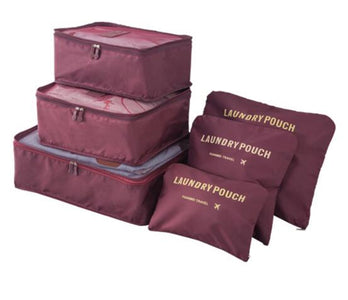 6pcs Luggage Travel Bags Packing Organizer