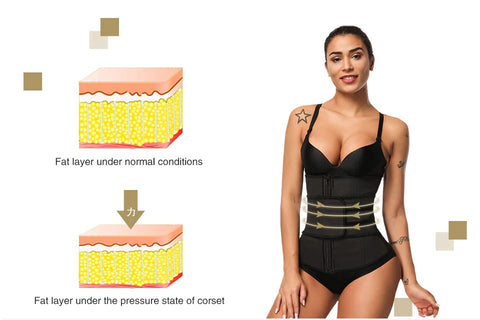 Image of Quick Dry Abdominal Compression Belt Waist Corset Plus Size