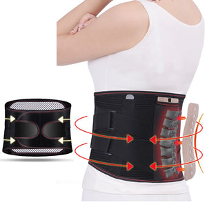 Self Heating Magnetic Steel Waist Back Lumbar Support Belt