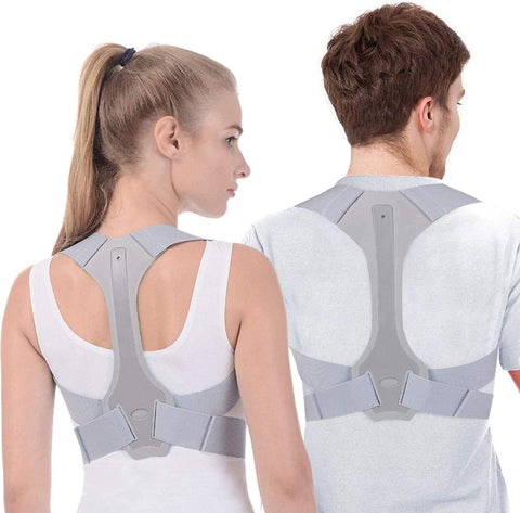 Image of Adjustable Back and Lower Neck Posture Support Corrector