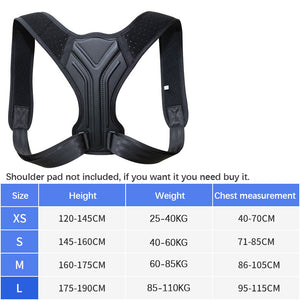 Back Posture Corrector Corset Support Belt