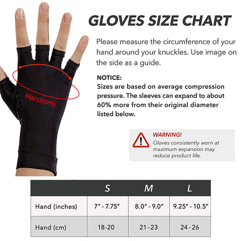 Anti Slip Wrist Compression Finger Brace Support Unisex (1 Pair)
