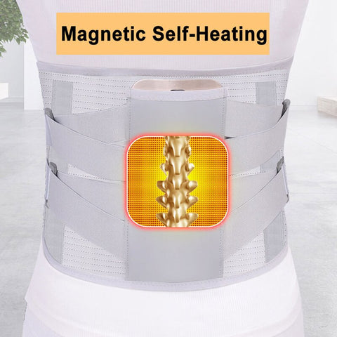 Image of Self Heating Magnetic Steel Waist Back Lumbar Support Belt