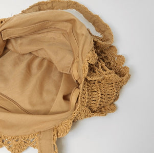 Travel Vintage Straw Rattan Bag Handmade