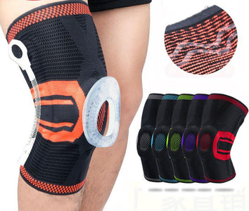 Silicone Spring Knee Protector Compression Support Brace Unisex (1 Piece)