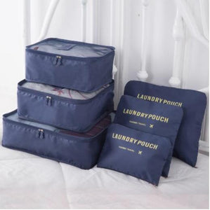 6pcs Luggage Travel Bags Packing Organizer