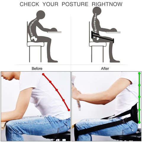 Image of Waist Posture Corrector Belt Brace Support Belt Unisex