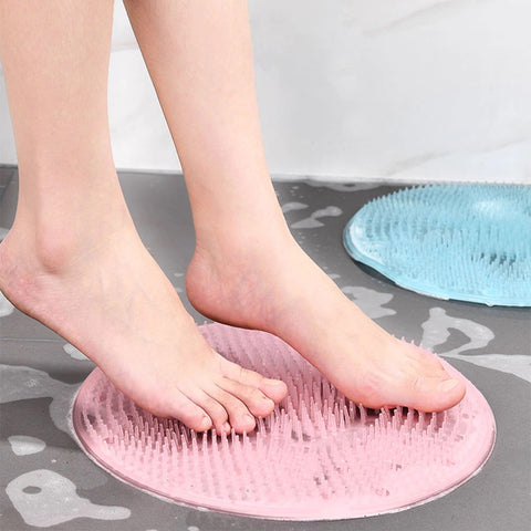 Image of Silicone Brush Foot Scrub Massager