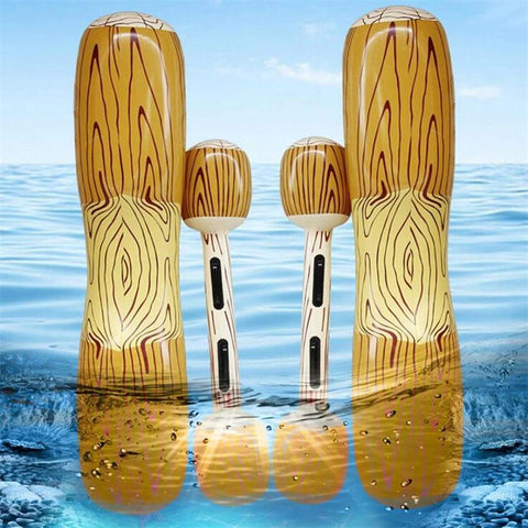 Inflatable Log Joust Raft Water Sport Game