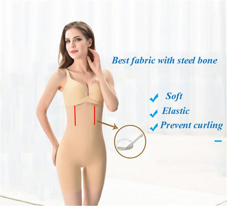 Breathable Quick Dry High Waist Tummy Body Shaper Butt Lifter Plus Size